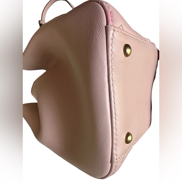 GUCCI Ghost Marmont GG Matelassé 2-way tote top handle bag pink graffiti chevron - Picture 9 of 14